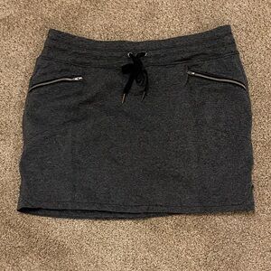 Tangerine Dark Gray Athletic Skort